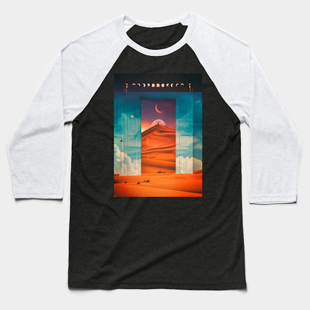 Sky Doors Baseball T-Shirt by karadoc